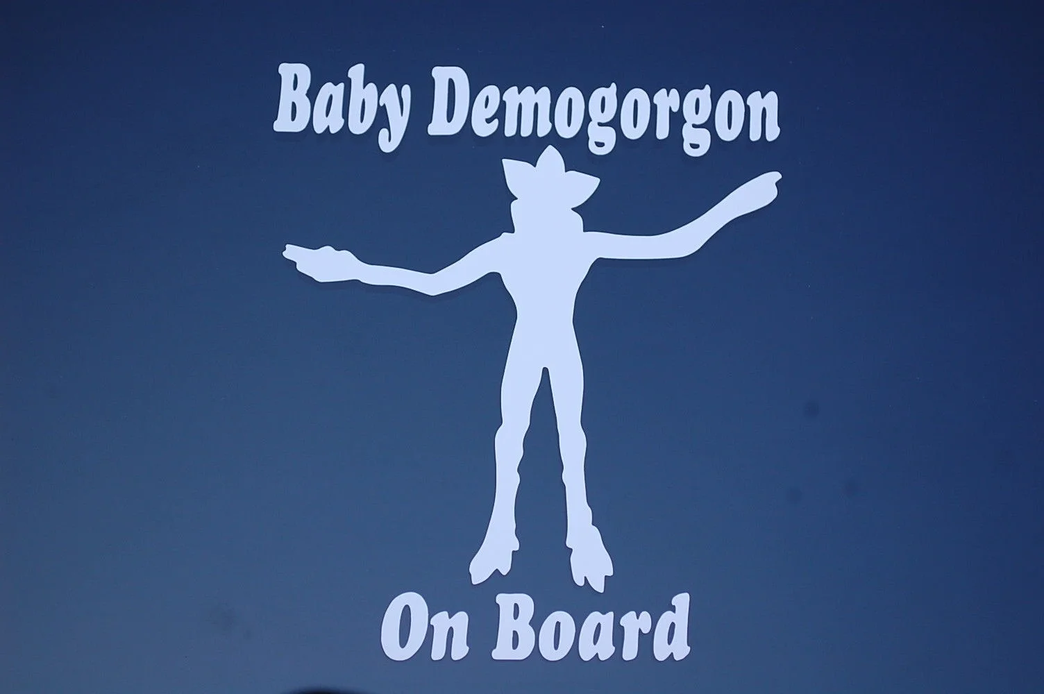 Для набора 2 детских Demogorgon на доске странные вещи наклейки виниловые