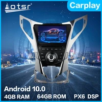 for hyundai azera grandeur i55 android 10 car multimedia dvd player 4g 64gb px6 auto gps navigation stereo radio dsp carplay