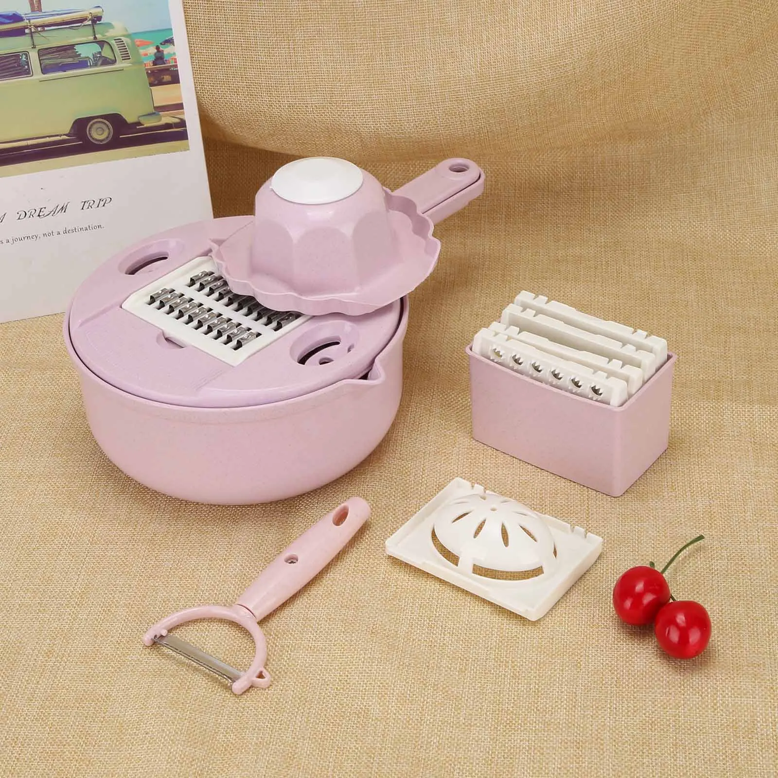 11 шт./компл. Овощной картофель Пшеничная солома слайсер Фрукты резак для моркови