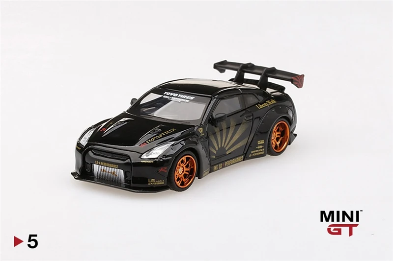 MINI GT 1:64 LB Works GT-R R35 Type 1 alloy toy car toys for children diecast model Birthday gift | Игрушки и хобби