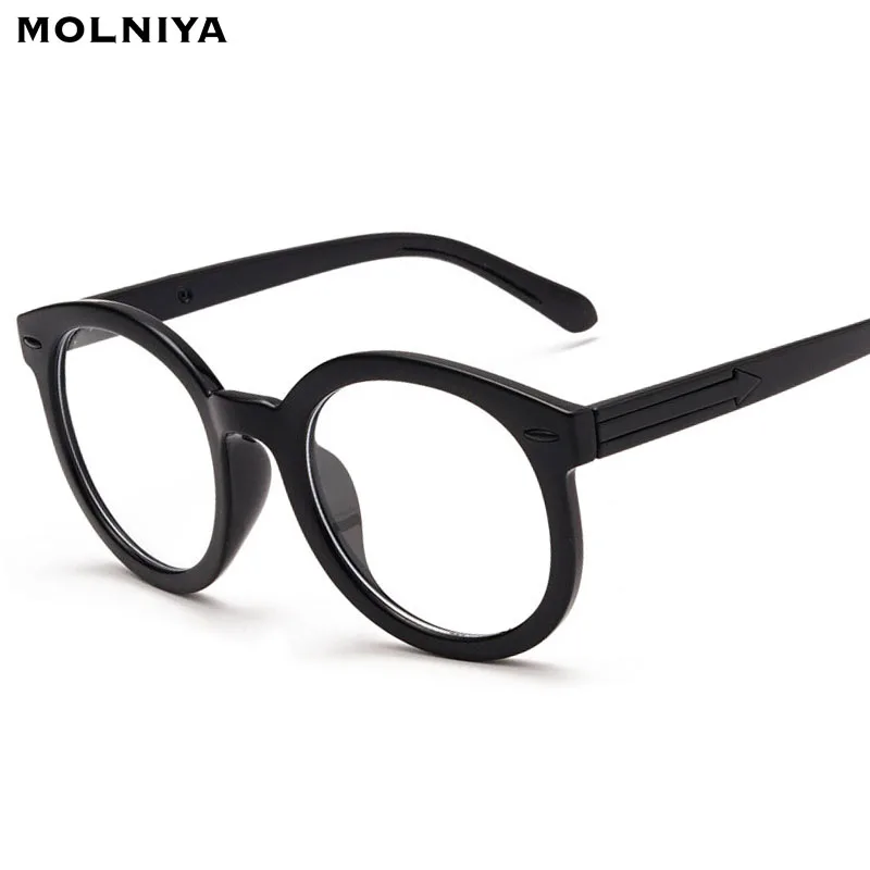 Новинка винтажные круглые прозрачные очки Женская оправа для очков с