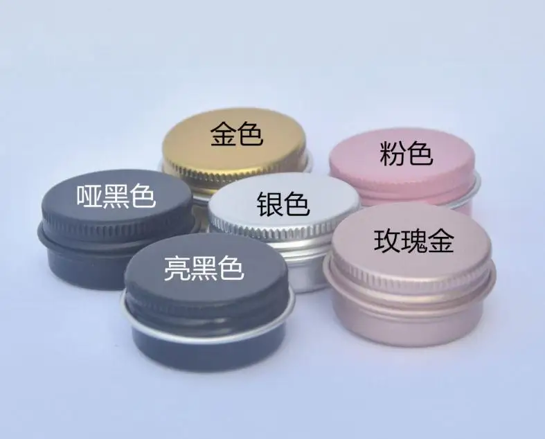 

1000 шт. 10 г цветная запечатанная нить круглая алюминиевая коробка «сделай сам» пробная Косметика охлаждающее масло маленький образец алюмин...