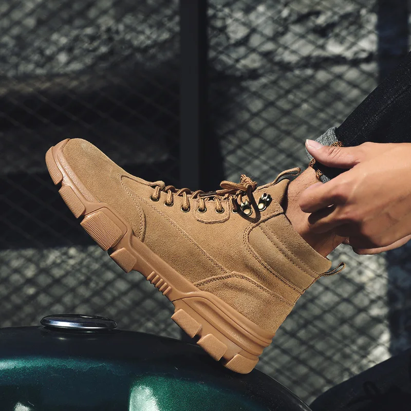 

winter men shoes high-top Men's Casual Shoes outdoor shoes for men black Canvas shoes men fashion Cotton shoes snow boots