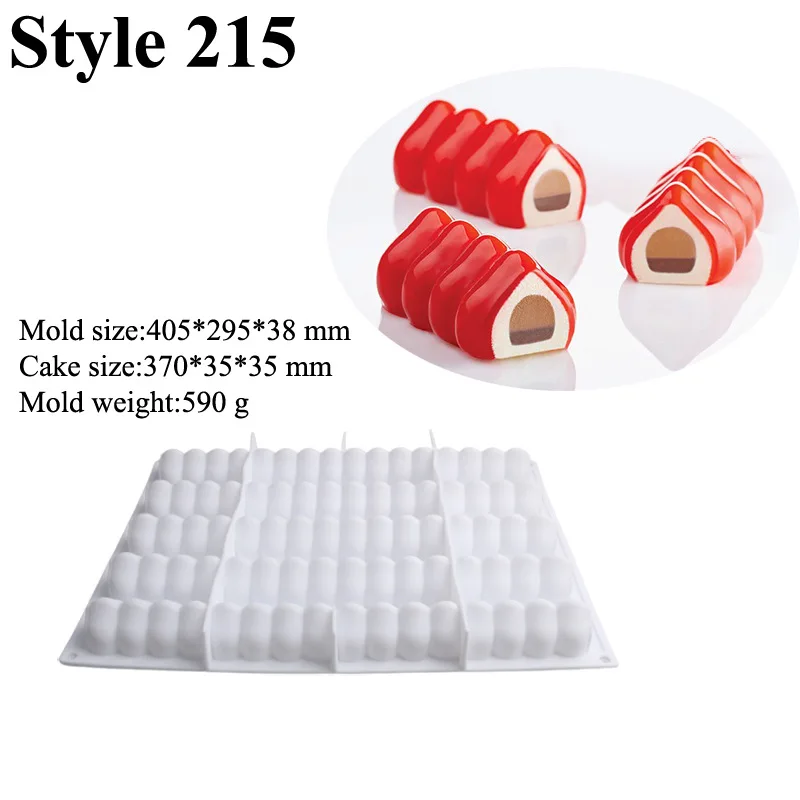 

Various Shapes Mousse Cake Mold Cake Decorating Silicone Mould Dessert Flower Pan Chocolate Bakeware Tool