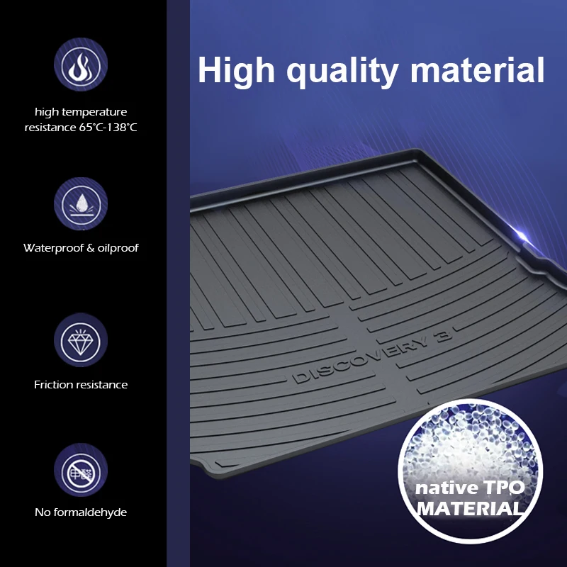 Автомобильный Противоскользящий коврик-багажник для Land Rover Discovery 3 4 L550 Freelander 2 Range
