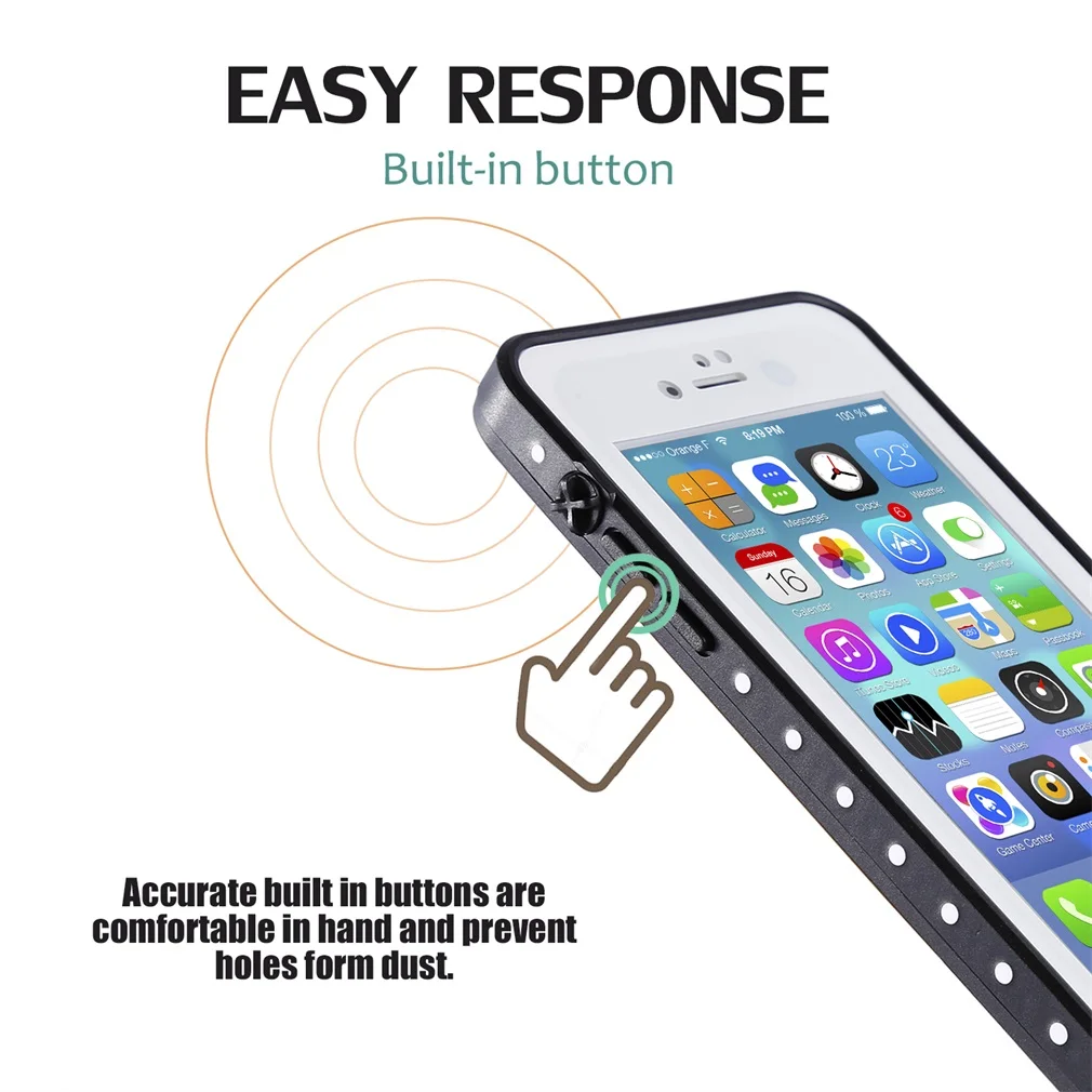 Водонепроницаемый чехол противоударный IP68 жизнь песчаник непромокаемое