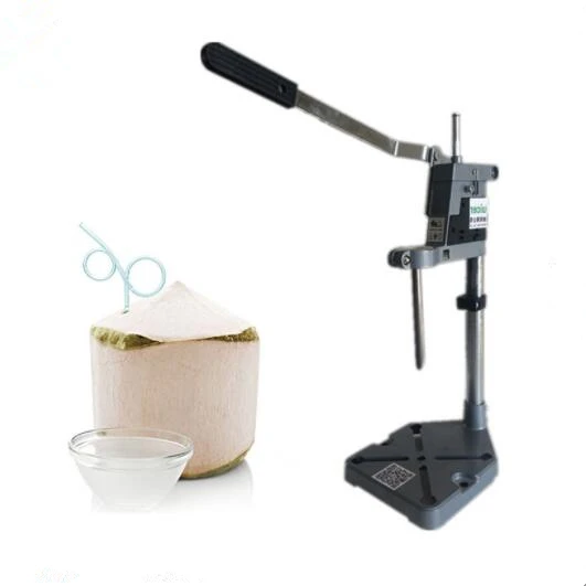 Зеленые инструменты для открытия кокосового ореха нежное кокосовое молоко