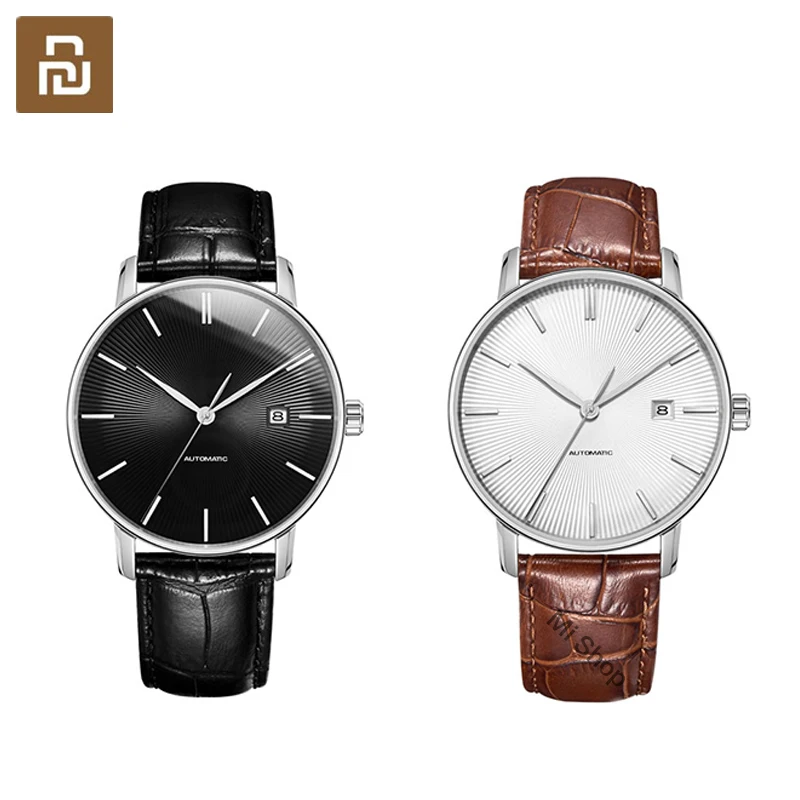 

Original Youpin TwentySeventeen Light Mechanical Watch With Sapphire Surface And Leather Strap Fully automatic movement Gifts