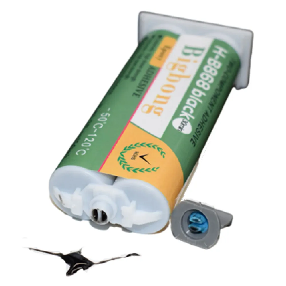 

-50℃-120℃ Black Epoxy Glue 1:1 50ml Epoxy Adhesive Epoxies Resin 30 Minutes Work Time Steel Ceramic Stone Plastic Metal Bonder