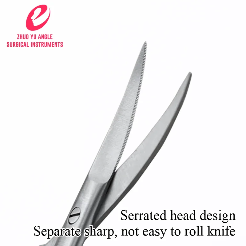 Ножницы с золотой ручкой для ремня глаз зубчатые ножницы косметические