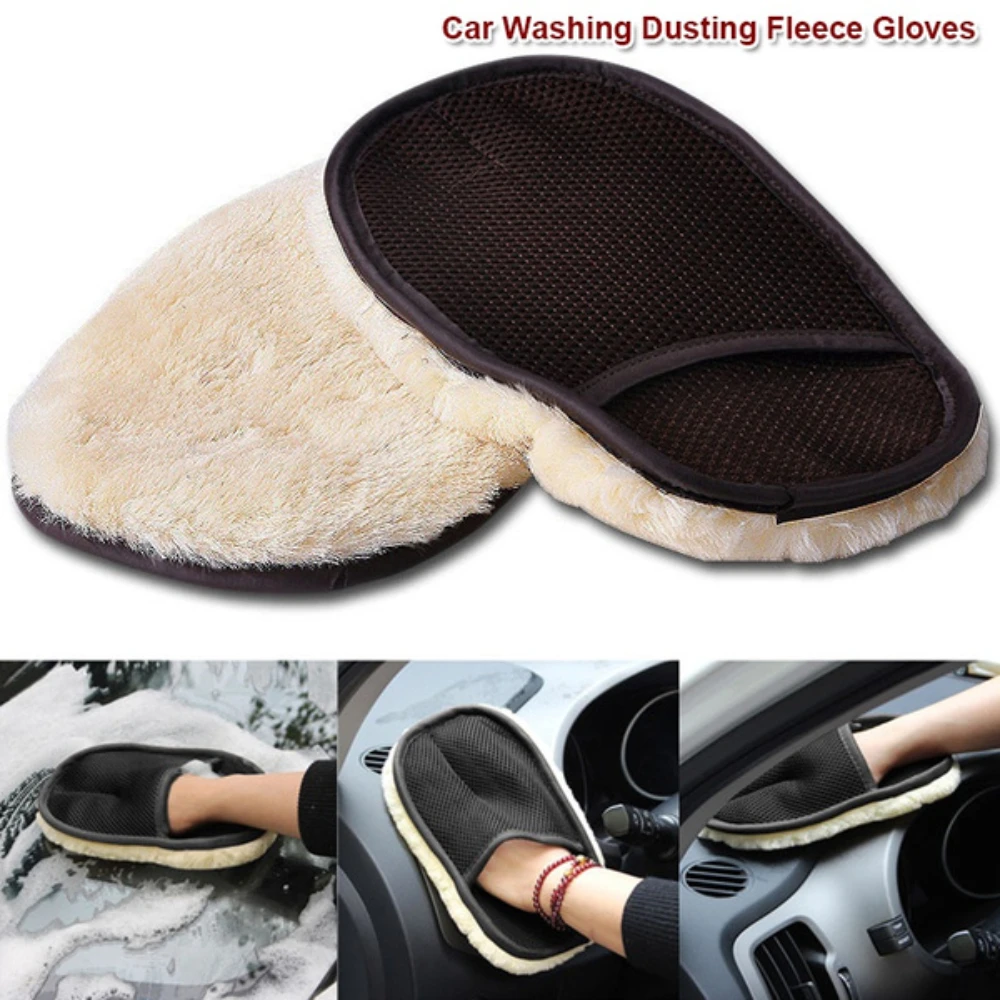 

Шерстяные перчатки для мойки автомобиля, бархатные утолщенные бархатные шерстяные бархатные Аксессуары Для Мойки автомобиля
