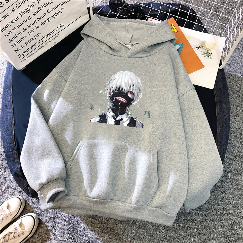 

Anime Hoodie Tokyo Ghoul Kinkiken Print 2020 Oversized Sweatshirt Men Women Japan Harajuku Streetwear Lounge Wear Warmth Casual