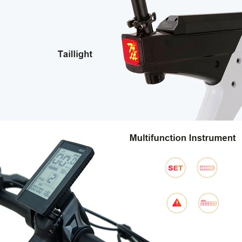Electric Motorcycle Scooter Adult Two Wheels Bicycles 20 Inch 36V Foldable Smart E Bike | Спорт и развлечения
