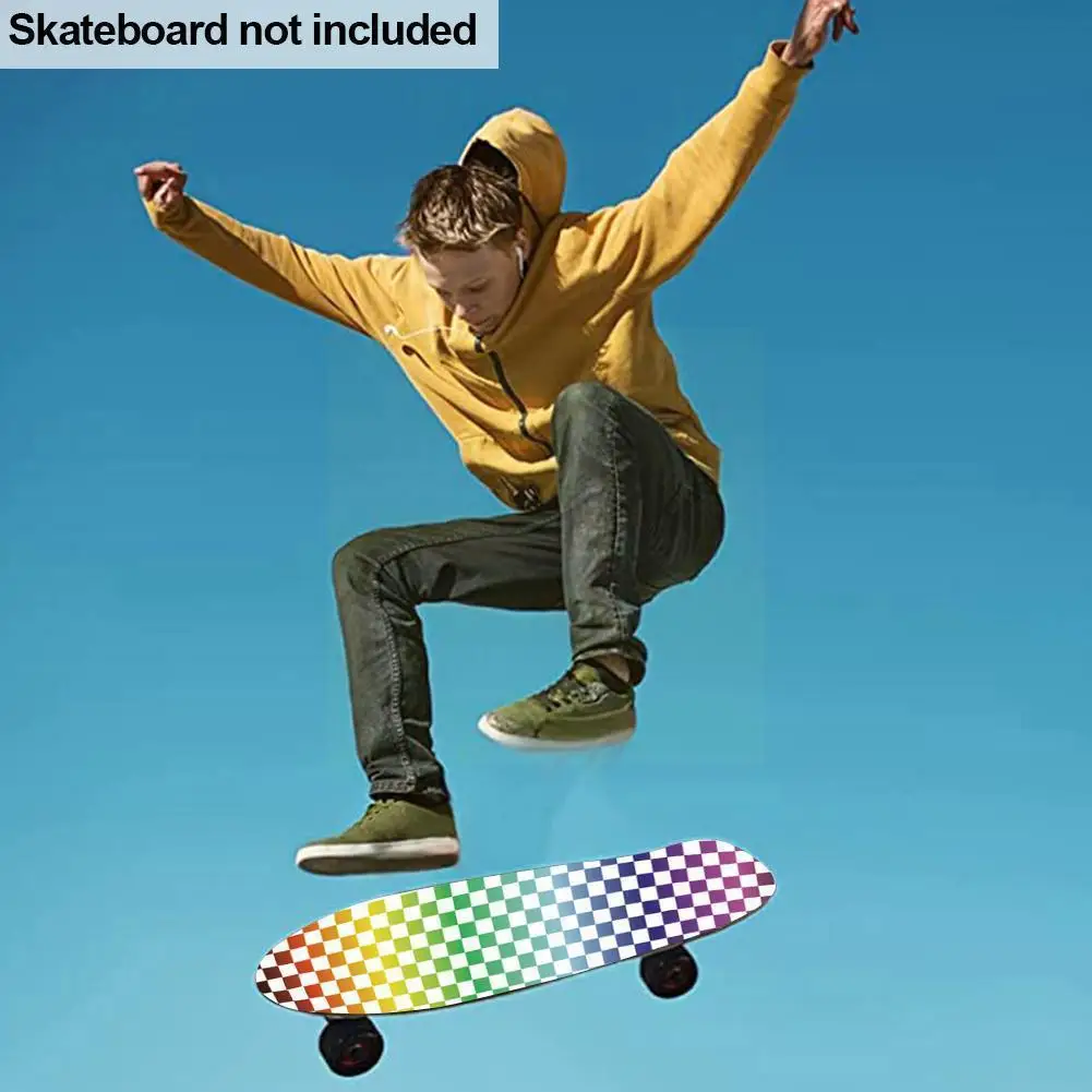 

Skateboard Grip Tape Sheet Colorful Waterproof Scooter Abrasive Matte Longboard Skate Board Bubble Paper Free Grip-Tape Gri S5R9