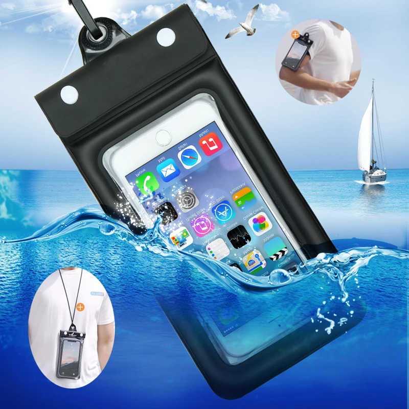 Водонепроницаемый мобильный телефон чехол для iPhone 11 Pro Max Xiaomi mi 10 Redmi Note 8 защитный