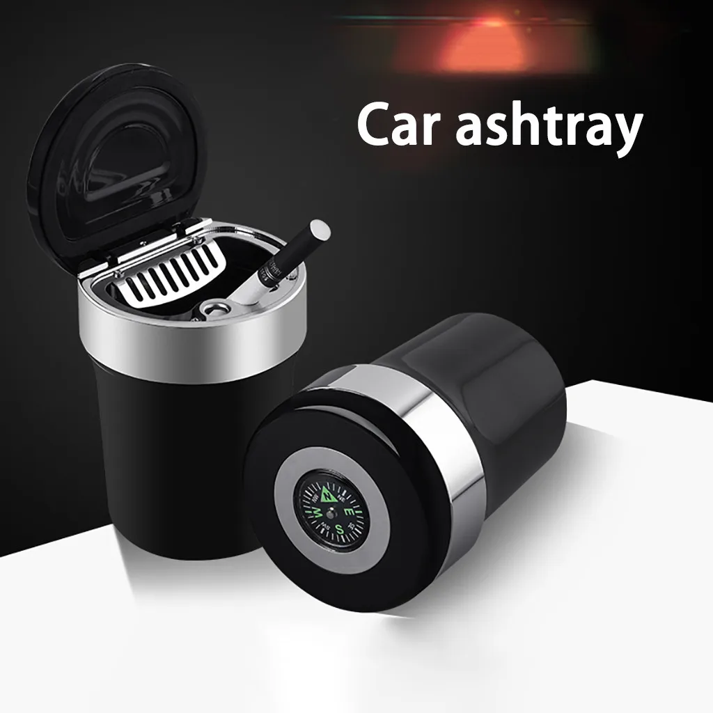 . Автомобильная пепельница высокая огнестойкая компас от производителя