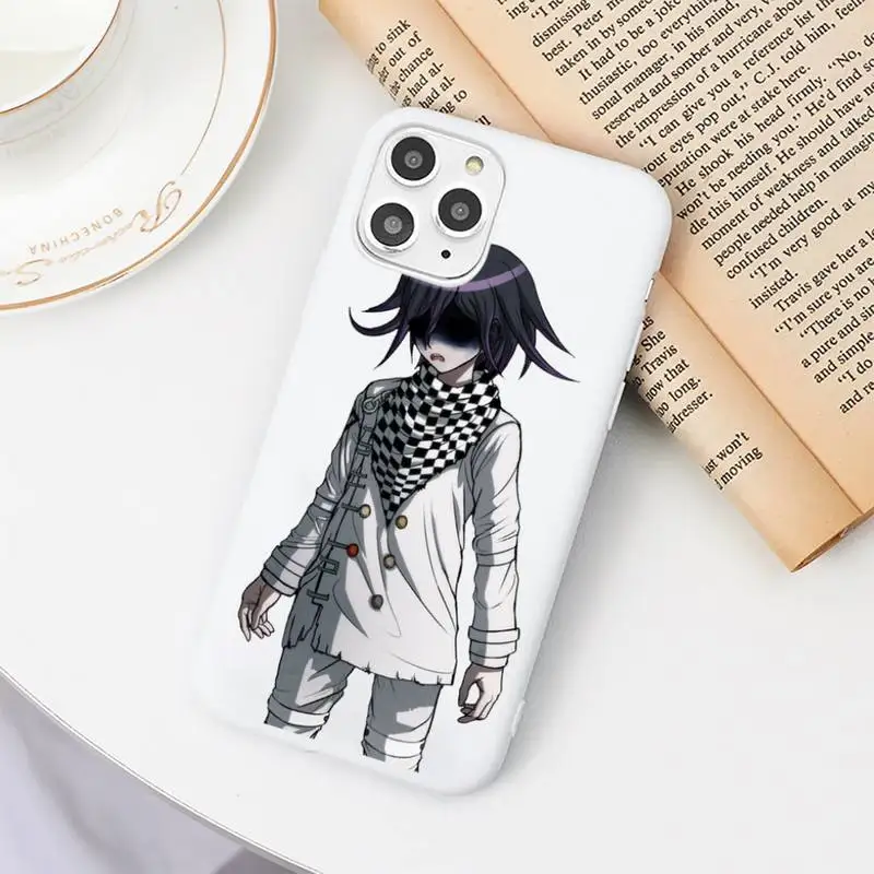 

Kokichi Ouma Girl Phone Case Candy Color White for iPhone 11 pro XS MAX 8 7 6 6S Plus X 5S SE 2020 XR