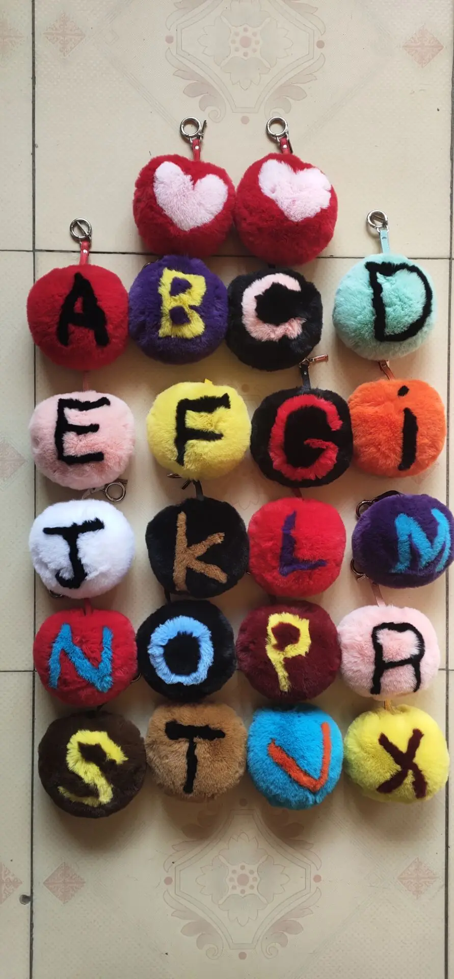 Популярный пушистый брелок с помпоном 13 см ручной работы из искусственного