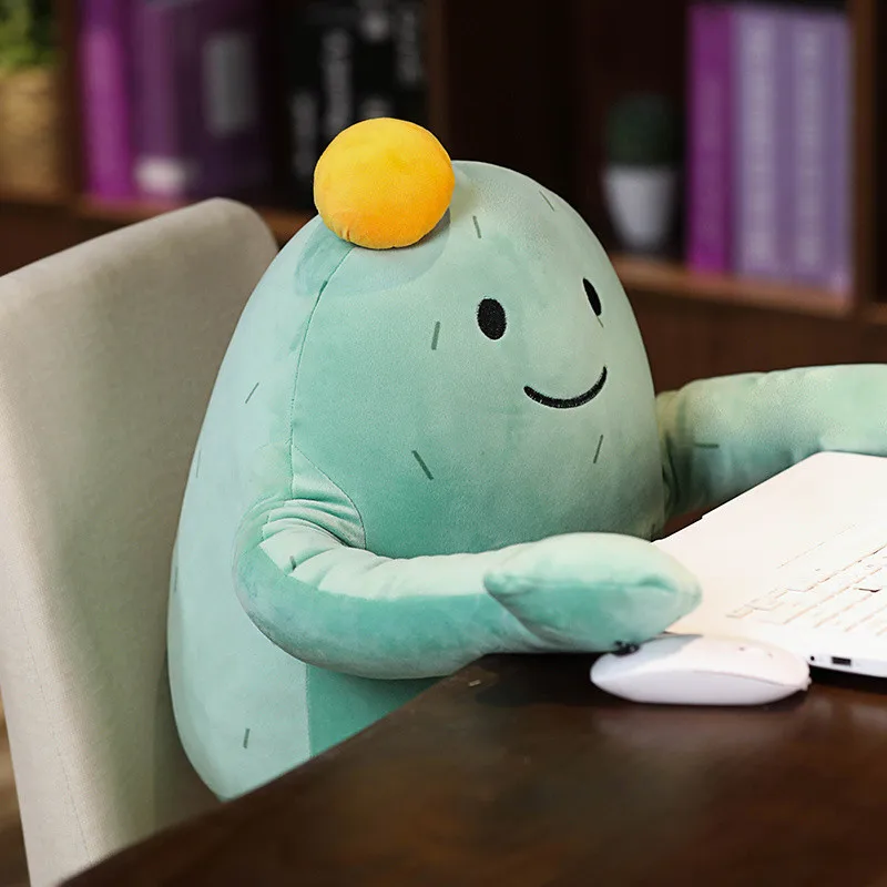 Креативная плюшевая игрушка с зеленым КАКТУСОМ набор эмотиконов куклы бананы