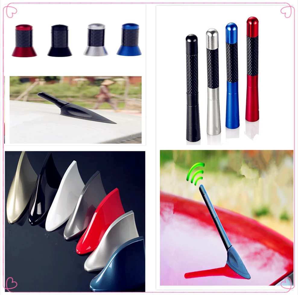 Автомобильная углеродная волоконная крыша новое радио Акула Стайлинг