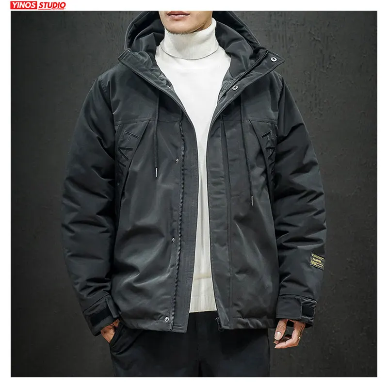 Прямая поставка зимние теплые хлопковые пальто 2019 мужская верхняя одежда
