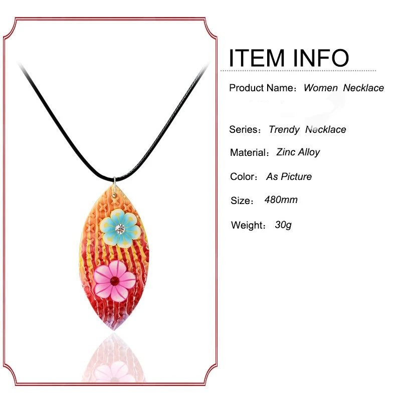 Женское Ожерелье с цветами разноцветное ожерелье из смолы на лето | Украшения и