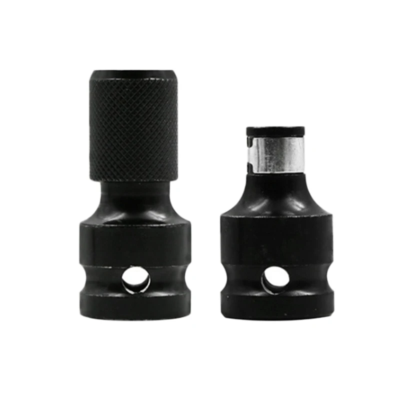 

Kit Drill Bit Chuck Adapters 2Pcs Converter Quick Release Tungsten Steel