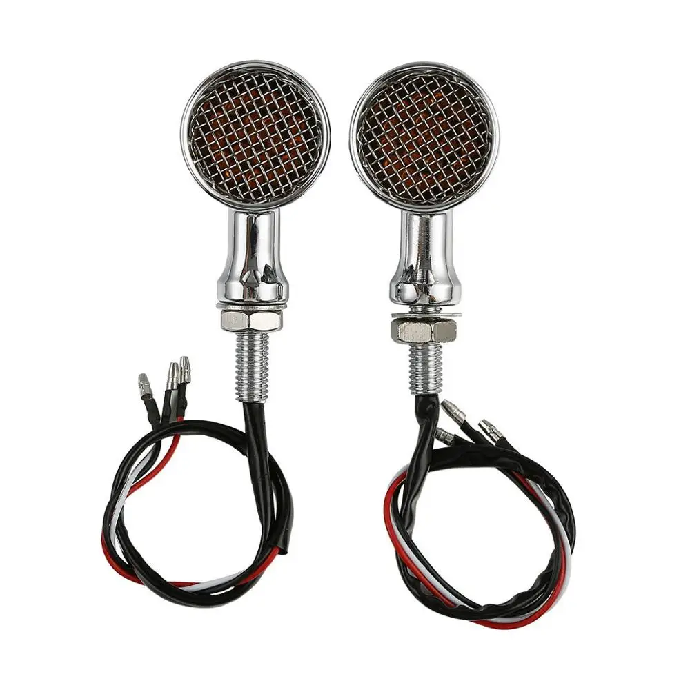 2x Универсальный мотоцикл светодиодный Пуля указатель поворота светильник 10 мм