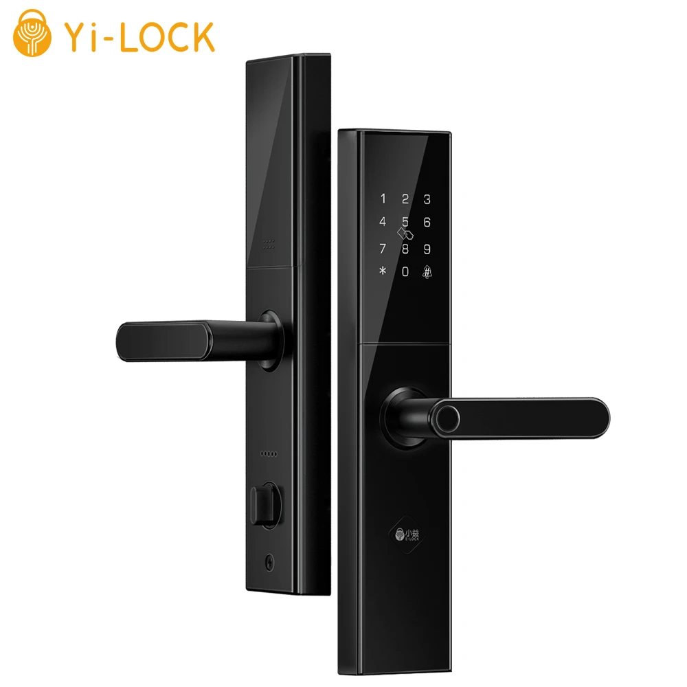 Умный дверной замок с отпечатком пальца Yi-Lock безопасность интеллектуальный замок биометрический электронный Wifi дверной замок с Bluetooth приложение разблокировка