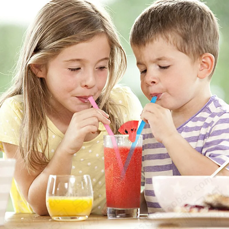 

Folding Silicone Straws Eco-Friendly Reusable Drinking Straws Long Flexible Straws Cleaning Brushes plastic tubes