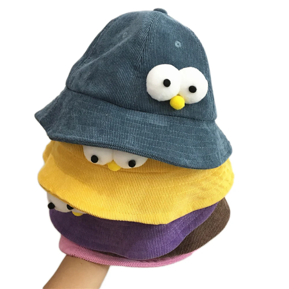 Baby Cartoon Sesame Children Breathable Corduroy Hat Kids Boy Girls Cap Sunhat Cute Beach Sunbonnet | Детская одежда и обувь