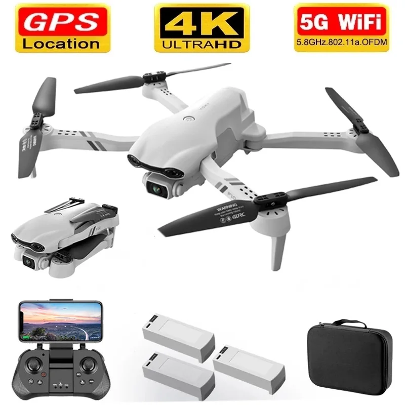 

GPS 5G F10 Drone With 4K Dual Camera Professional Quadcopter Flight 25 Minutes RC Helicopter Wide-Angle Rc Distance 2000m Drones