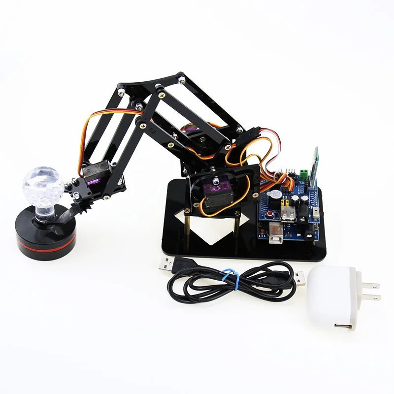 DIY Manipulator Robot Arm Claw Arduino Kit ABB Miniarmuarm | Игрушки и хобби