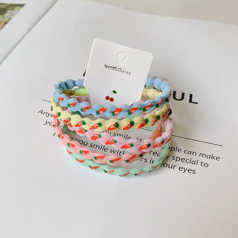 Эластичная лента для волос с принтом 5 шт./компл. | Аксессуары одежды