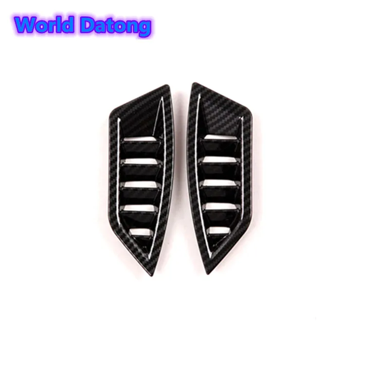 

Car Interior Side Dashboard Air Outlet Trim 2pcs Carbon fiber\Matte Silver for Subaru Forester 2019