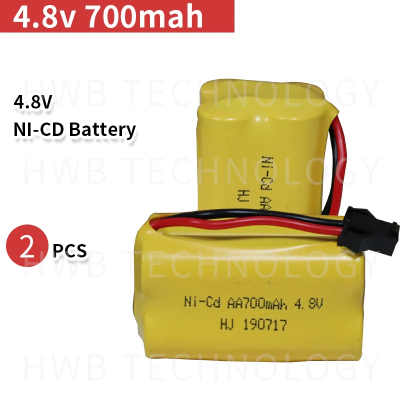 Аккумуляторная батарея ni cd aa 4 8 в 700 В 2 упаковки|battery pack 4.8v|ni cdbattery |