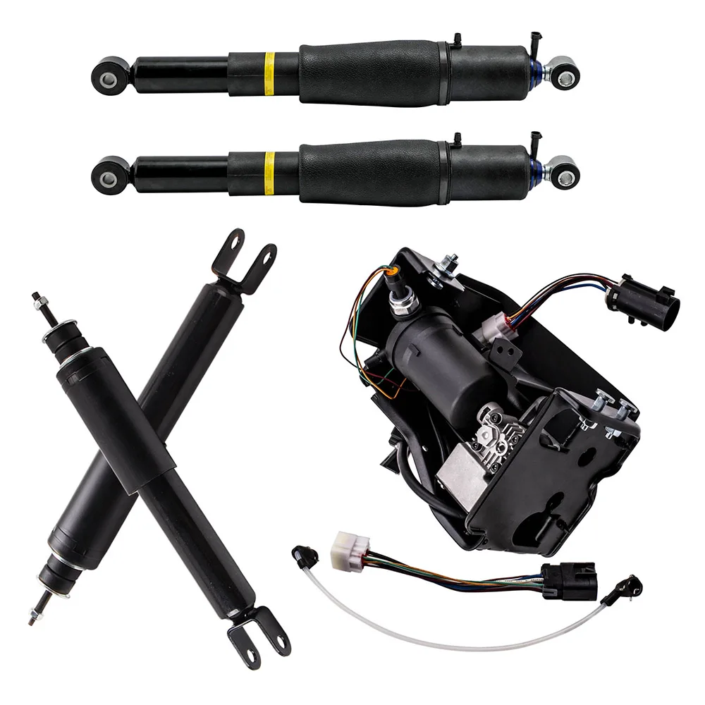 

Front & Rear Autoride Struts Shocks Air Pump for GMC 25979393 949001 for Cadillac Escalade 02-06 25979391 For Chevy SUV 949-000
