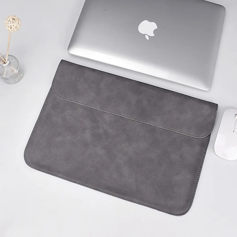 Чехол из мягкой искусственной кожи для ноутбука Macbook Air Pro 11 13 15 дюймов сумка чехол