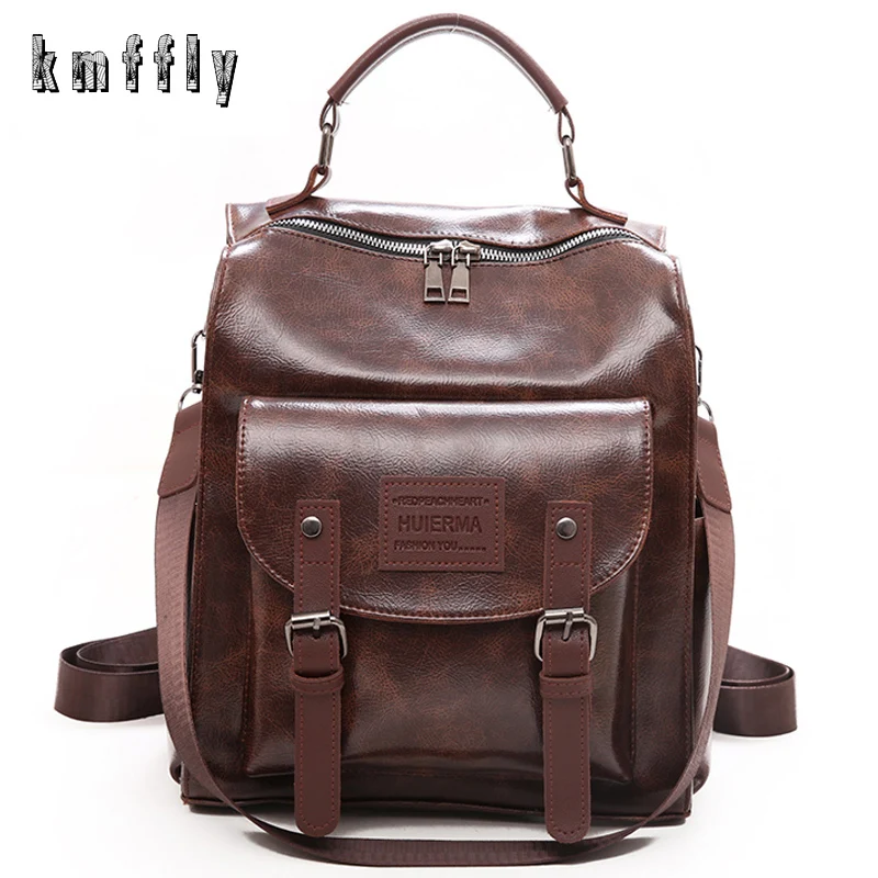Новый женский рюкзак высококачественный из искусственной кожи винтажный