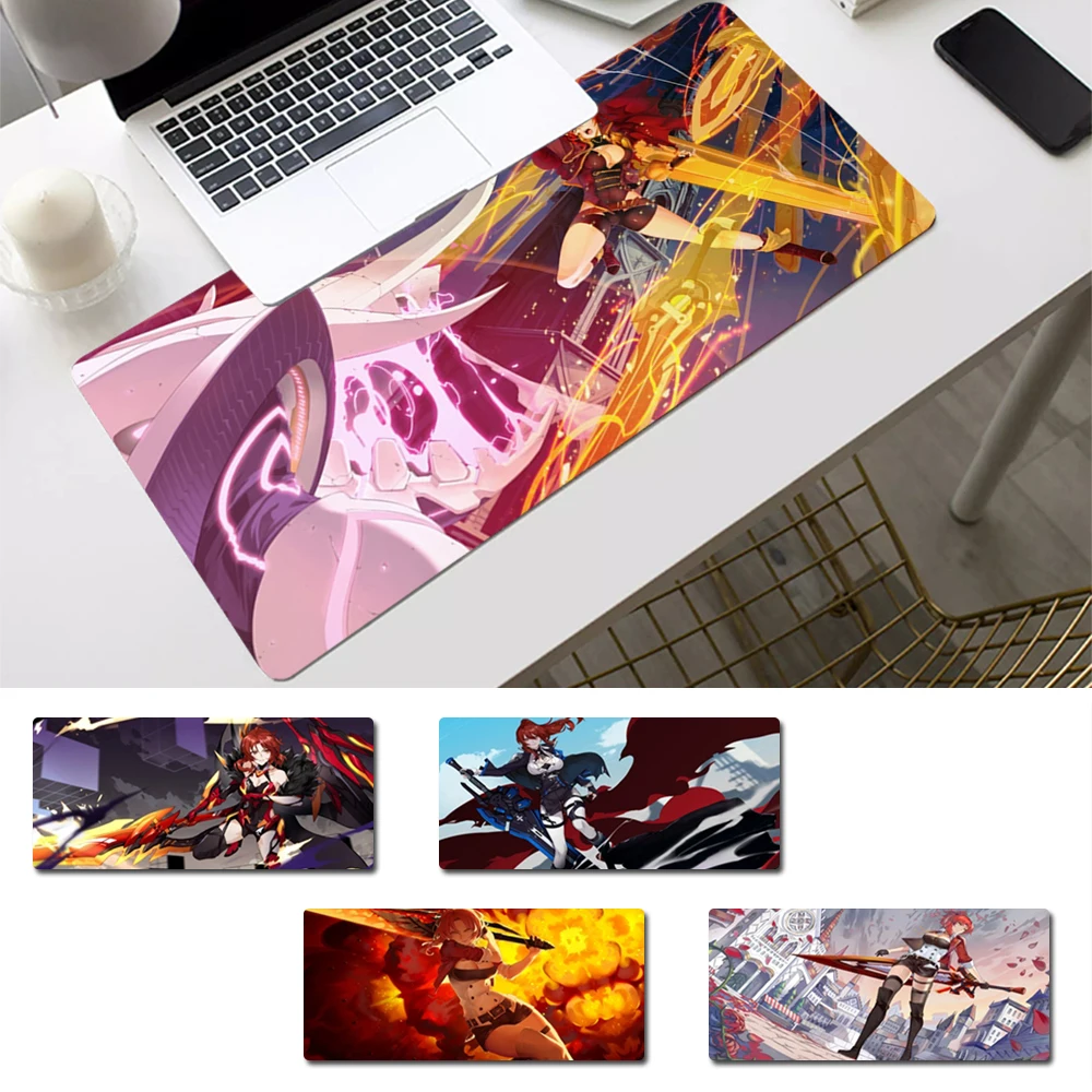 

Hot Selling Honkai Impact 3 Murata Himeko Mouse Pad Laptop PC Computer Mause Pad Desk Mat For Big Gaming Mouse Mat For Overwatch