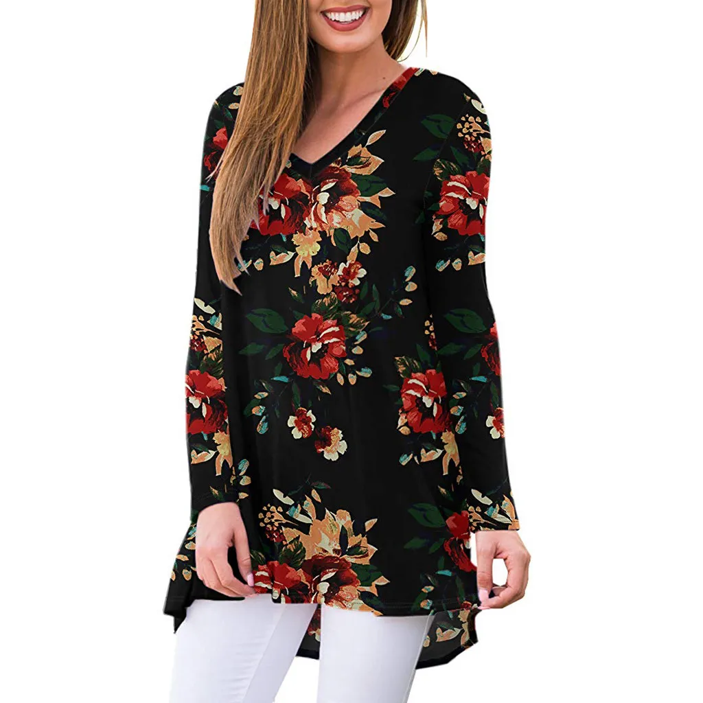 Бесплатная Винтажная Футболка Ostrich Женская Повседневная рубашка с длинным