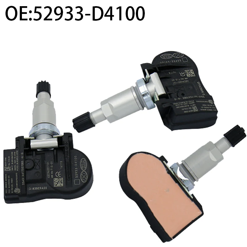 

TPMS для Hyundai Elantra 2018 I30 KIA OPTIMA NIRO датчик давления в шинах 433 МГц TPMS 52933-D4100 52933-D91000, 4 шт.