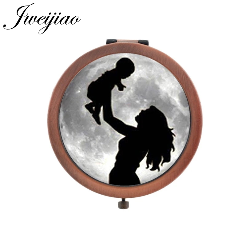

Youhaken Mother and daughter pocket mirror mother and son Compact mirror mother's day gift espejo MM199