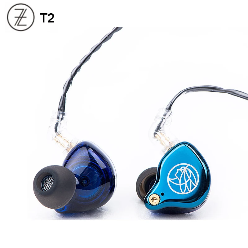 Наушники вкладыши TFZ T2 Galaxy Graphene динамические Hi Fi наушники с 2 контактным/0 78 мм