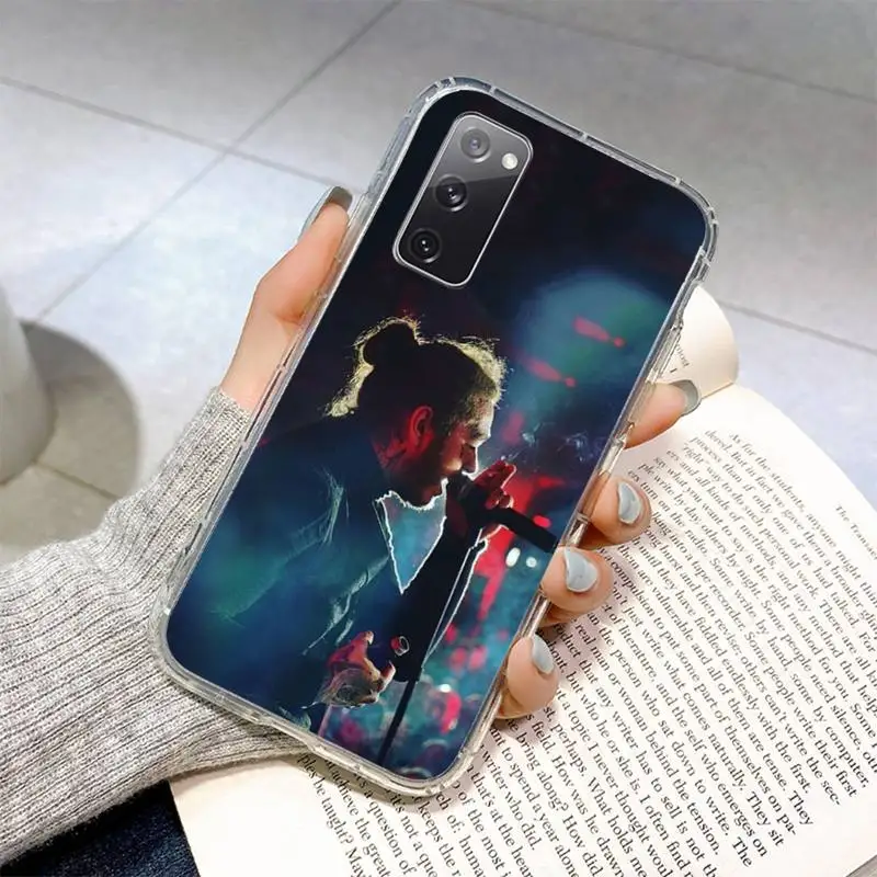 Чехол для телефона Post Malone Beerbongs Samsung Galaxy S8 S9 S10 Plus S10E S20FE A71 A51 A21S прозрачный