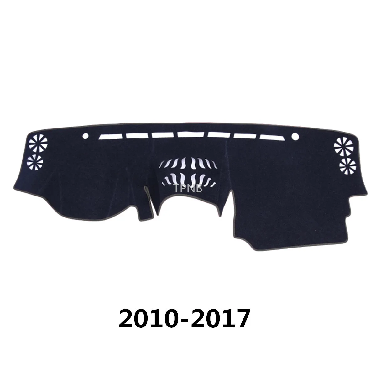 Car Dashboard Mats Cover for Toyota Land Cruiser Prado 150 2010 2011 2012 2013 2014 2015 2016 2017 Accessories