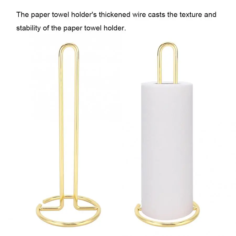 Золотые полки цвета розового золота металлические стойки просто рулонный