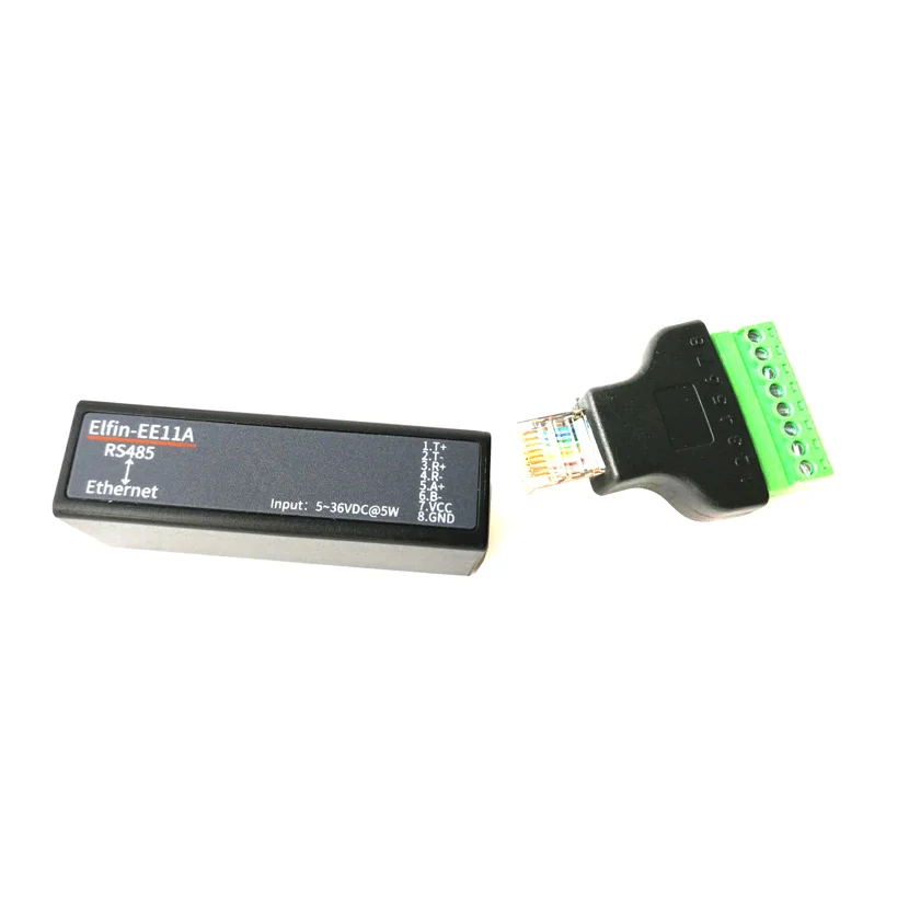 Преобразователь EE11A с последовательным портом RS485 на Ethernet TCP/IP RJ45 со встроенным