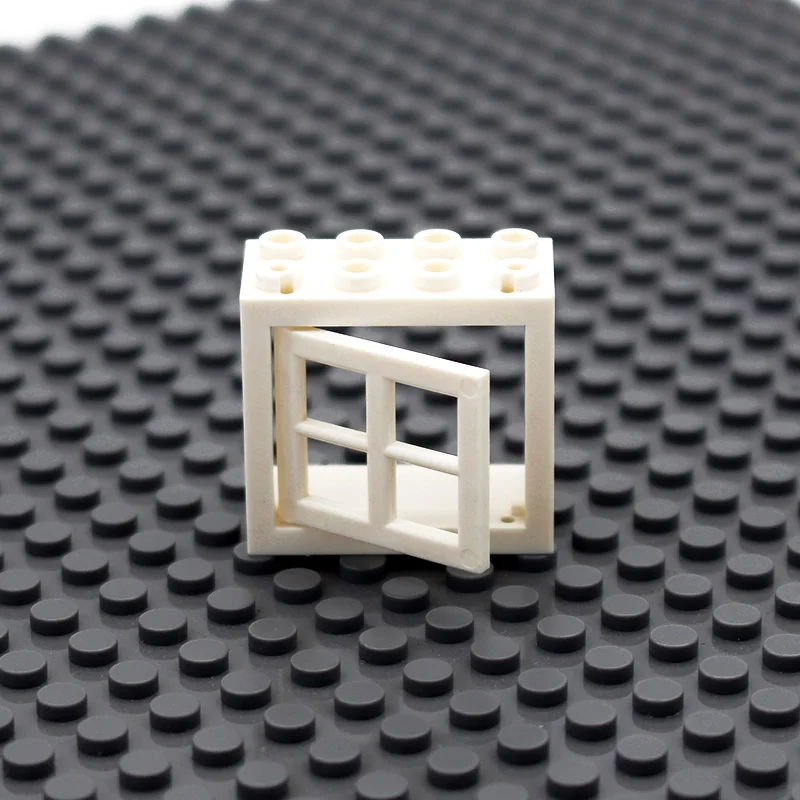 picture show 30pcs Кубики Moc Ландшафтная архитектура двери и окна DIY Интеллектуальный блок совместим со сборками частиц my city window - Цвет: picture show 30pcs
