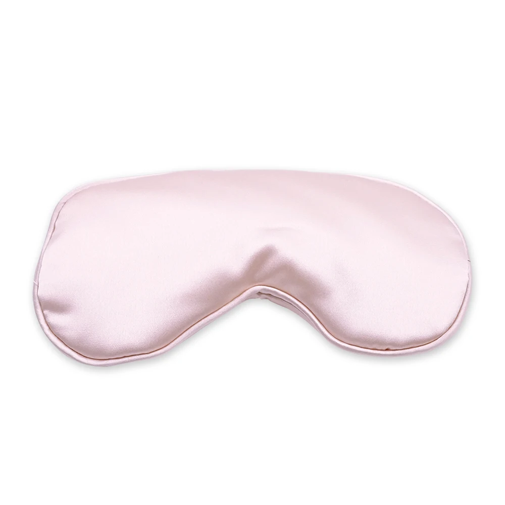 Pink 3D шелкообразная маска для сна для отдыха, маска для глаз для женщин и мужчин, мягкий тент, Обложка для офиса, путешествий, расслабляющая маска для сна, Прямая поставка - Цвет: Pink